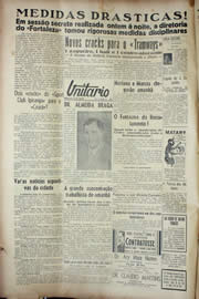 Página do jornal Unitário de abril de 1940