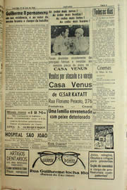 Página do jornal Unitário de maio de 1940
