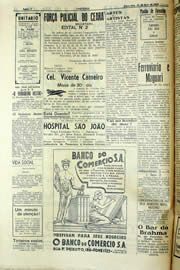 Página do jornal Unitário de maio de 1940