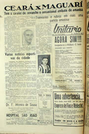 Página do jornal Unitário de junho de 1940