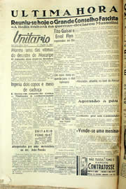 Página do jornal Unitário de junho de 1940