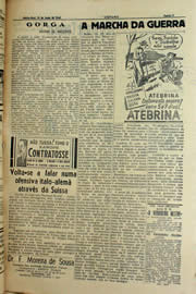 Página do jornal Unitário de junho de 1940