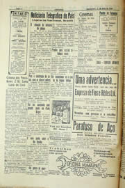 Página do jornal Unitário de junho de 1940