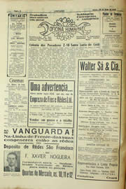 Página do jornal Unitário de junho de 1940