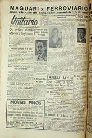 Página do jornal Unitário de junho de 1940