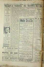 Página do jornal Unitário de junho de 1940