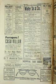 Página do jornal Unitário de junho de 1940