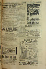 Página do jornal Unitário de junho de 1940