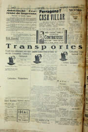 Página do jornal Unitário de junho de 1940
