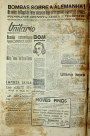 Página do jornal Unitário de junho de 1940