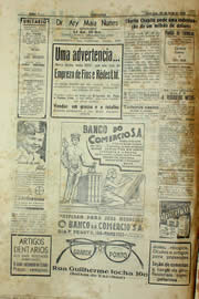Página do jornal Unitário de junho de 1940
