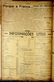 Página do jornal Unitário de julho de 1940