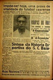 Página do jornal Unitário de julho de 1940