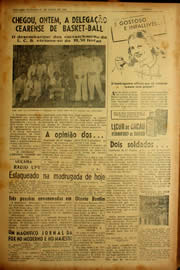 Página do jornal Unitário de julho de 1940