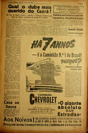 Página do jornal Unitário de julho de 1940