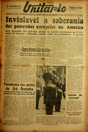 Página do jornal Unitário de julho de 1940