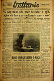 Página do jornal Unitário de julho de 1940