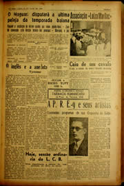 Página do jornal Unitário de julho de 1940