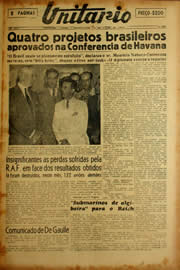 Página do jornal Unitário de julho de 1940