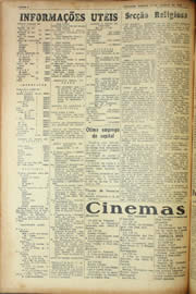 Página do jornal Unitário de agosto de 1940