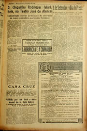 Página do jornal Unitário de agosto de 1940