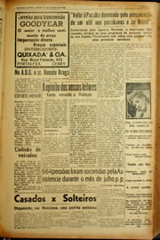 Página do jornal Unitário de agosto de 1940