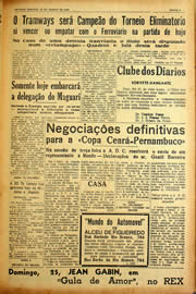 Página do jornal Unitário de agosto de 1940