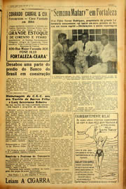 Página do jornal Unitário de agosto de 1940