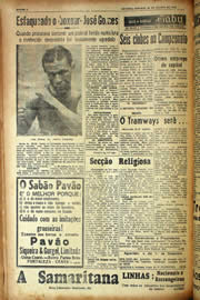 Página do jornal Unitário de agosto de 1940