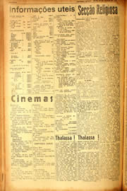 Página do jornal Unitário de agosto de 1940