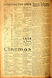 Página do jornal Unitário de agosto de 1940