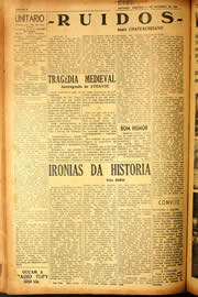 Página do jornal Unitário de setembro de 1940