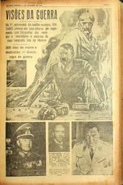 Página do jornal Unitário de setembro de 1940
