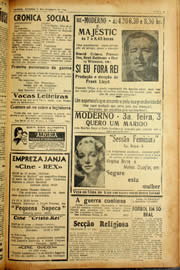 Página do jornal Unitário de setembro de 1940