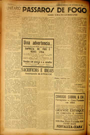 Página do jornal Unitário de setembro de 1940