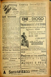 Página do jornal Unitário de setembro de 1940