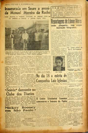 Página do jornal Unitário de setembro de 1940