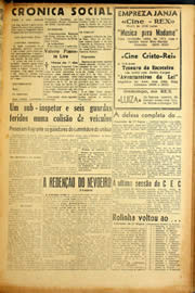 Página do jornal Unitário de setembro de 1940