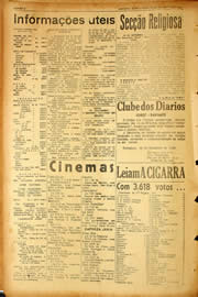 Página do jornal Unitário de setembro de 1940