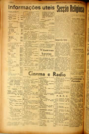 Página do jornal Unitário de setembro de 1940