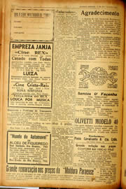 Página do jornal Unitário de setembro de 1940