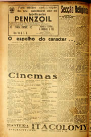 Página do jornal Unitário de setembro de 1940