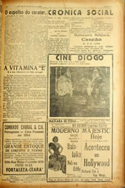 Página do jornal Unitário de setembro de 1940