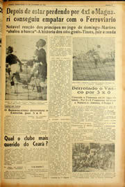 Página do jornal Unitário de setembro de 1940