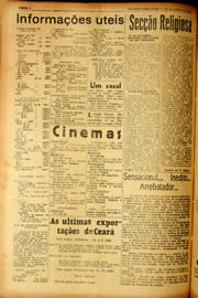 Página do jornal Unitário de setembro de 1940