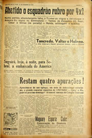 Página do jornal Unitário de setembro de 1940