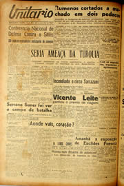 Página do jornal Unitário de setembro de 1940