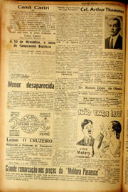 Página do jornal Unitário de setembro de 1940