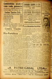 Página do jornal Unitário de setembro de 1940