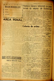 Página do jornal Unitário de setembro de 1940
